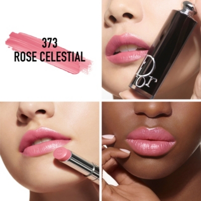 Shop Dior 373 Rose Celestial Addict Shine Refillable Lipstick 3.2g