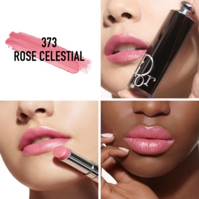 Dior Addict Shine Refillable Lipstick 3.2g In 373 Rose Celestial