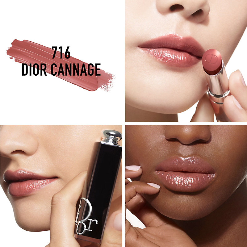 Shop Dior 716  Cannage Addict Shine Refillable Lipstick 3.2g