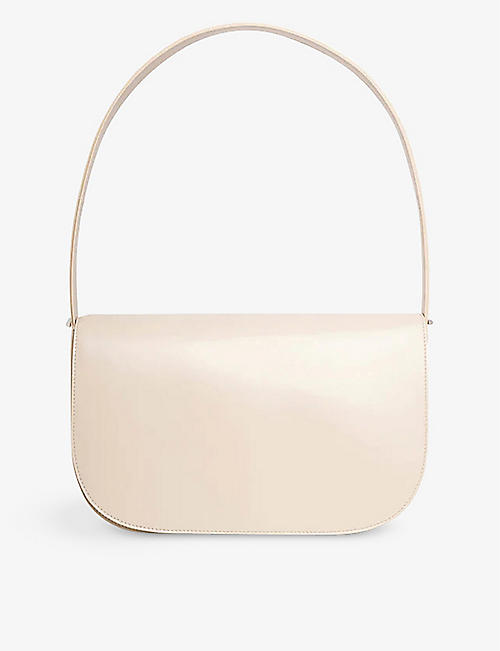 THE ROW: Marion topstitched leather shoulder bag