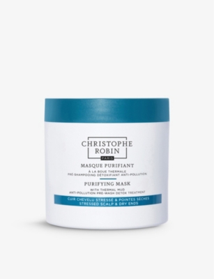CHRISTOPHE ROBIN: Purifying Mask with Thermal Mud hair mask 250ml