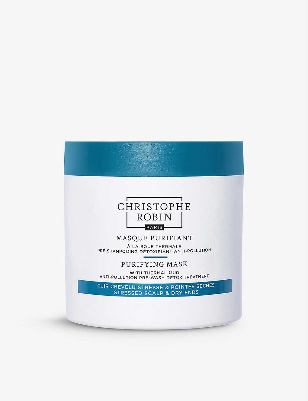 Christophe Robin Purifying Mask With Thermal Mud Hair Mask