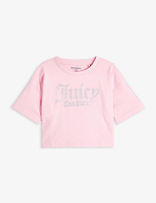 JUICY COUTURE: Cropped cotton T-shirt 3-16 years