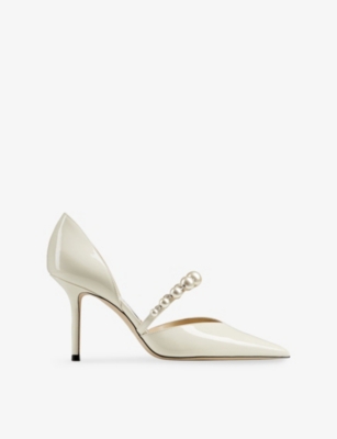 Jimmy Choo Aurelie 65 Pumps - Latte White 40