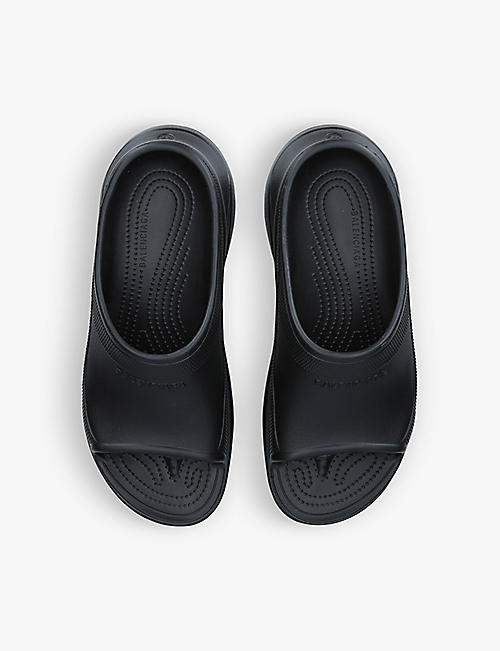 Pool brand-print rubber sliders Selfridges & Co Men Shoes Slippers 