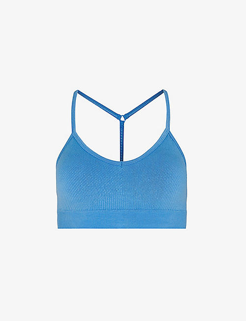 SWEATY BETTY: Mindful seamless stretch-woven sports bra