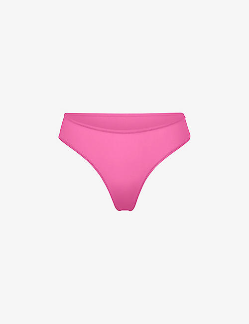 SKIMS: Fits Everybody high-rise stretch-woven thong