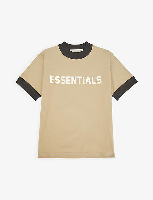 FOG X ESSENTIALS: Kids ESSENTIALS brand-appliqué cotton-jersey T-shirt 2-12 years