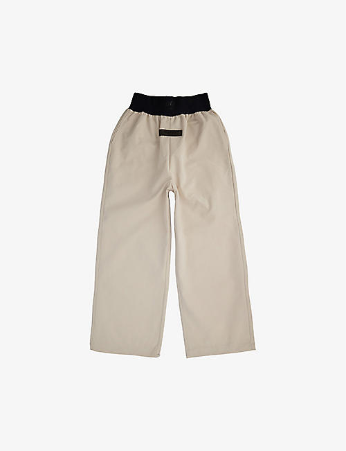 FOG X ESSENTIALS: Kids ESSENTIALS elasticated cotton-blend trousers 4-16 years