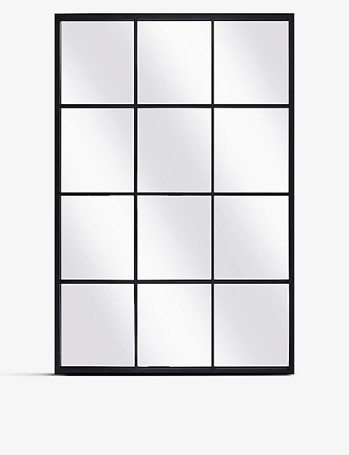 GARDEN TRADING: Fulbrook rectangle powder-coated steel mirror 120cm x 80cm