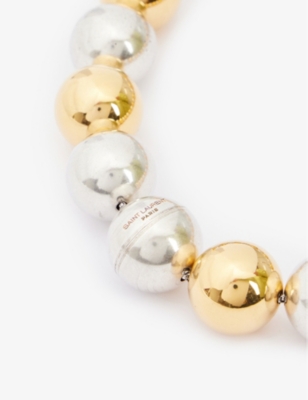 Louis Vuitton Oversized Faux Pearl Necklace - Gold, Gold-Tone Metal Bead  Strand, Necklaces - LOU104227