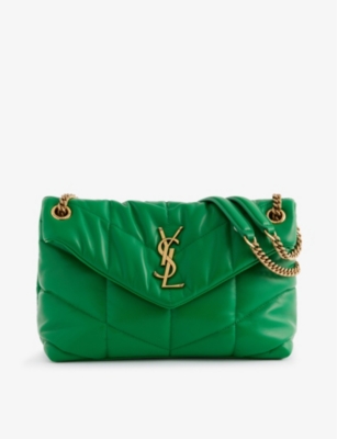 SAINT LAURENT Loulou Puffer leather cross-body bag