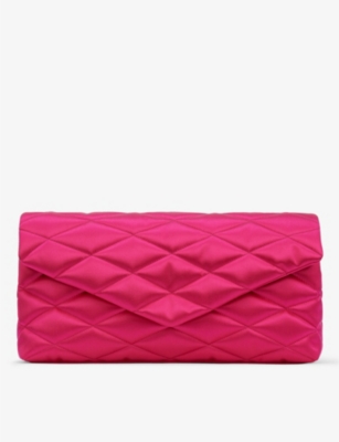 SAINT LAURENT Sade satin clutch bag