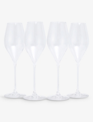 The White Company Clear Tulip Glasses Set Of 4