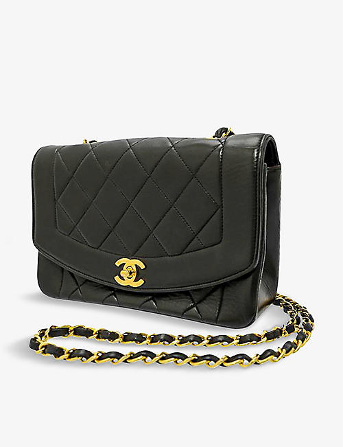 RESELLFRIDGES: Pre-loved Chanel Diana leather cross-body bag