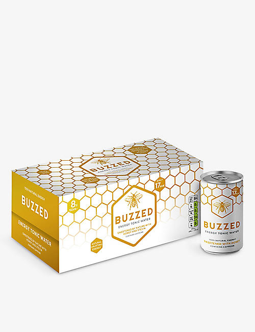 DRINKS: Buzzed Energy tonic water with honey 8x150ml