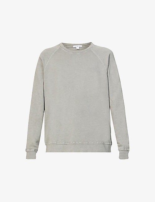 JAMES PERSE: Round-neck relaxed-fit cotton-jersey sweatshirt