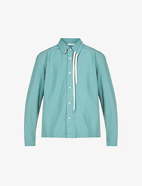 CRAIG GREEN: Laced boxy-fit cotton shirt
