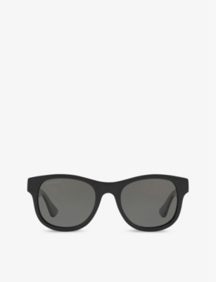 Gucci Gg0003sn Square-frame Acetate Sunglasses In Black