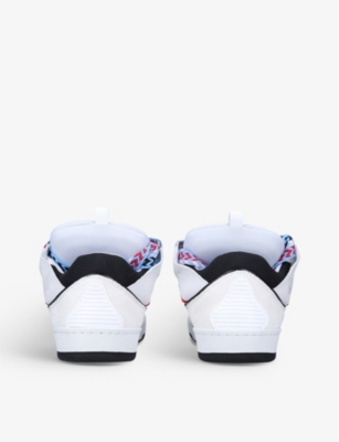 navy lanvin trainers