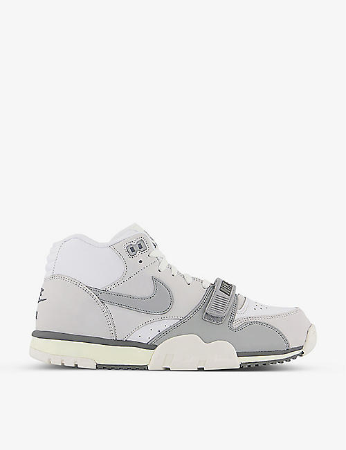 NIKE: Air Trainer 1 leather high-top trainers