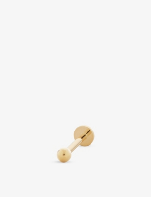 MONICA VINADER: Ball recycled 14ct yellow gold single earring