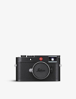 Original Leica forme-Fitted Black Leather Case-for Leica C-LUX 2 Digital Camera 