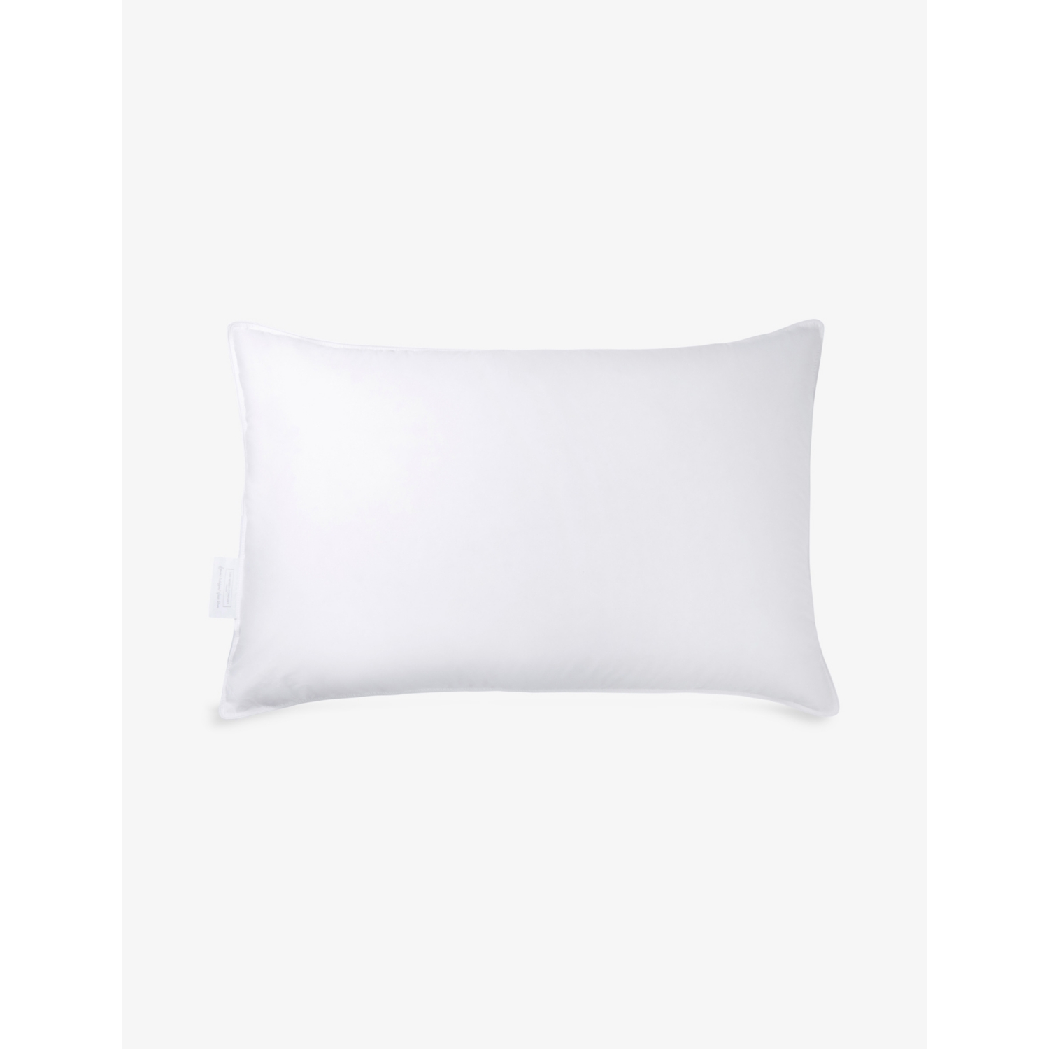 The White Company Cotton Sateen Down and Feather Pillow, Standard Rectangle, 50cm x 75cm
