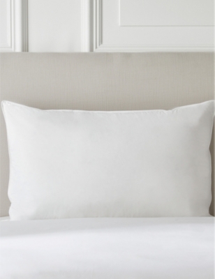 Shop The White Company / Symons Rectangle Soft Cotton Sateen, Down And Feather Super King Pillow 50cm X 9 In None/clear