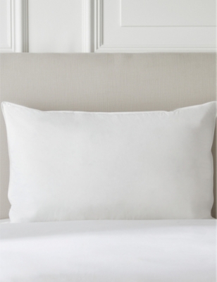 Shop The White Company None/clear Symons Rectangle Soft Cotton Sateen, Down And Feather Super King Pillow