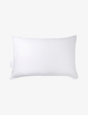 Shop The White Company None/clear Symons Rectangle Soft Cotton Sateen, Down And Feather Super King Pillow