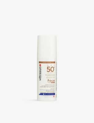 ULTRASUN Face Tinted Anti Pigmentation SPF50+ moisturiser 50ml