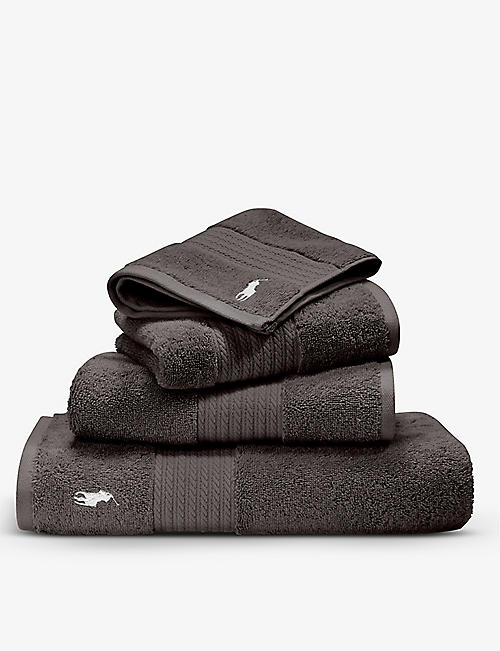 RALPH LAUREN HOME: Polo Player logo-embroidered cotton towel