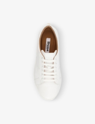 dune ladies white trainers