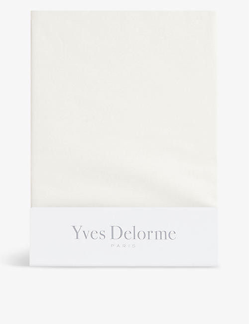 YVES DELORME: Murmures organic-cotton fitted sheet