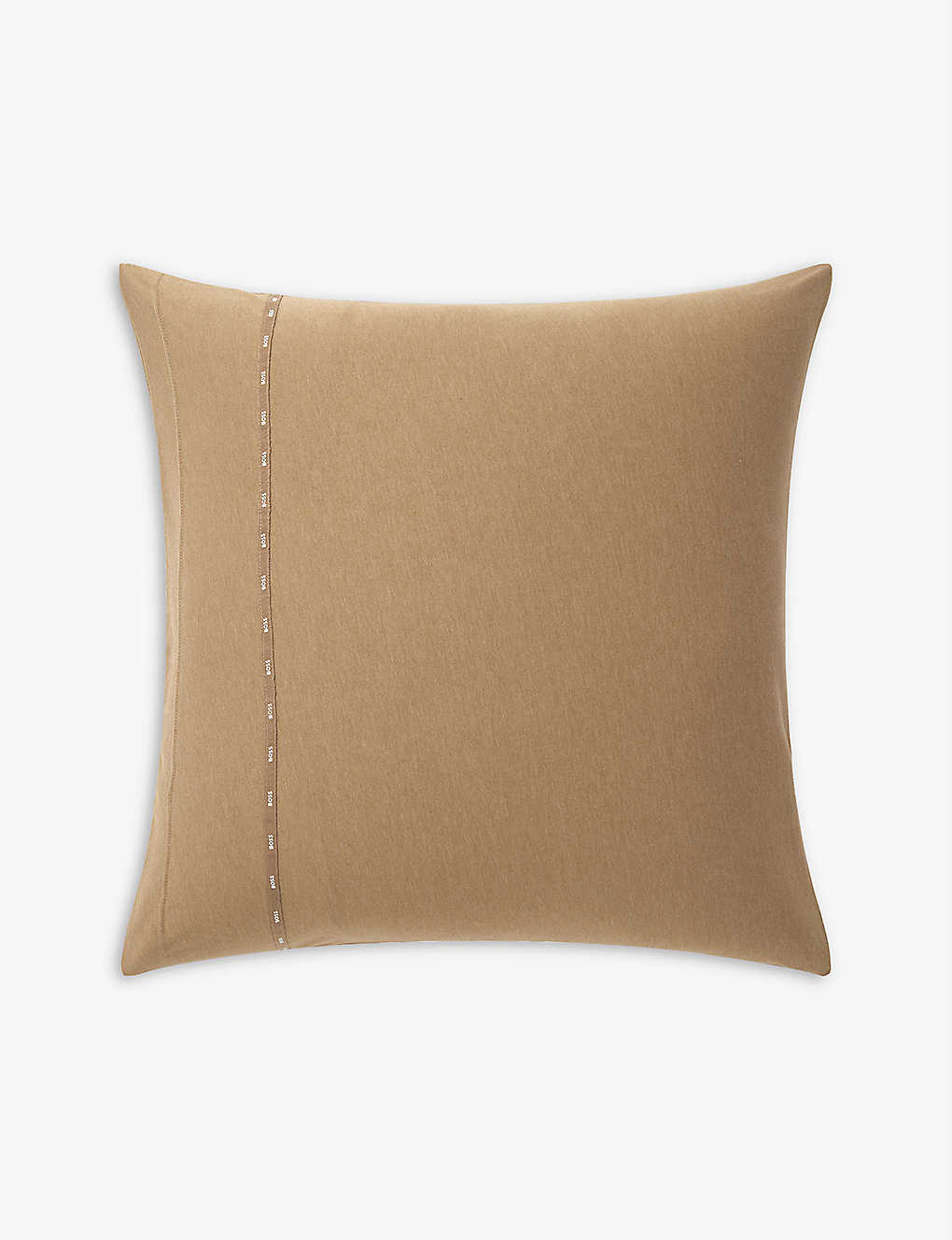 Hugo Boss Boss Camel Sense Cotton-blend Square Pillowcase 65cmx65cm