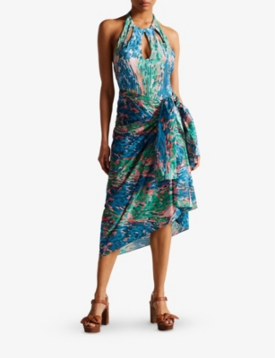 just female beach wrap dress