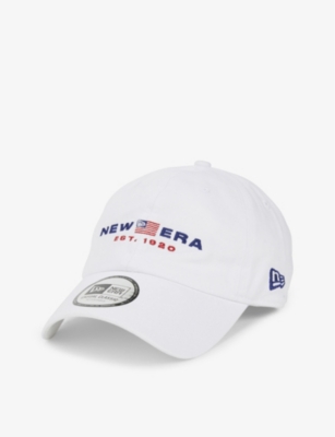 Selfridges & Co Boys Accessories Headwear Caps Brand-embroidered curved-brim cotton-twill baseball cap 