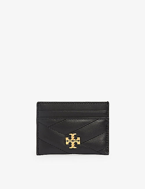 TORY BURCH: Kira quilted leather card holder