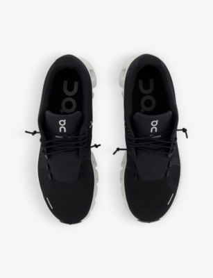 ON: Cloud 5 logo-embossed mesh trainers