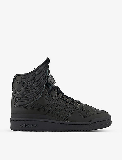 ADIDAS: adidas x Jeremy Scott New Wings leather high-top trainers