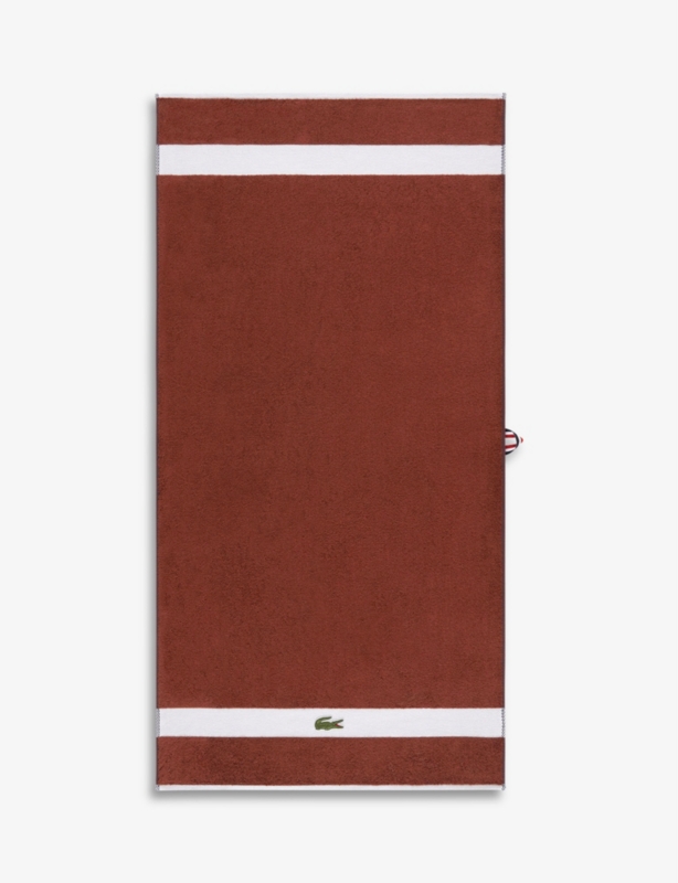 Casual logo-embroidered cotton bath sheet 100cm x 150cm