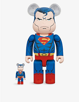 BE@RBRICK: Superman 100％ and 400％ figures