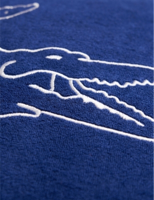 LACOSTE: L Break logo-embellished cotton-blend cushion cover 45cm x 45cm