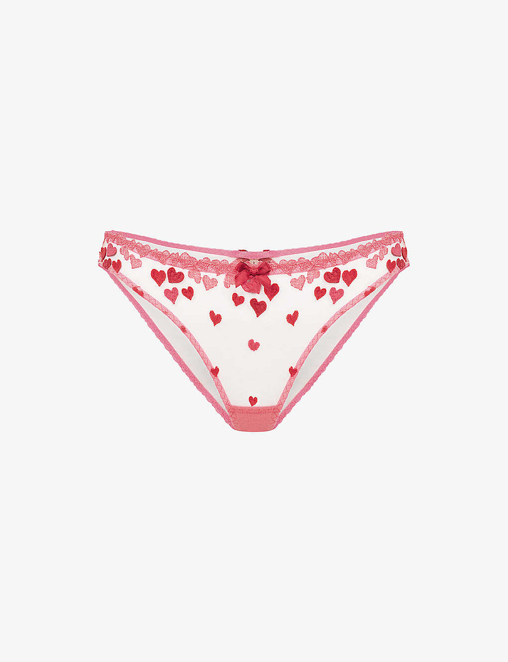 Agent Provocateur Pink Cupid Briefs In Red/pink
