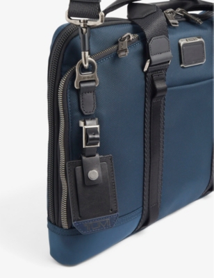 Aviano slim woven briefcase