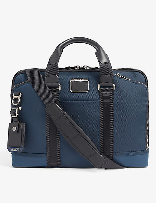 TUMI: Aviano slim woven briefcase