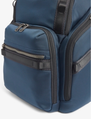 Shop Tumi Search -pocket Shell Backpack In Navy