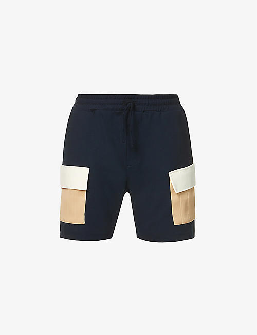 PREVU: Morley contrast-panel stretch-jersey shorts