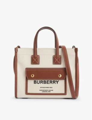 Burberry canvas bags hotsell